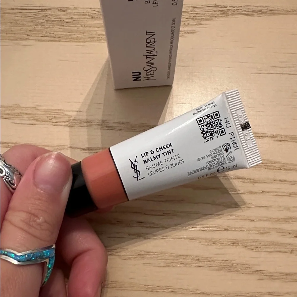 NEW YSL NU Lip‎ & Cheek Balmy Tint in Pinch